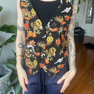 Halloween vintage vest